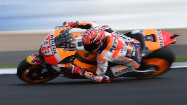 Marquez takes fourth pole in a row at Silverstone