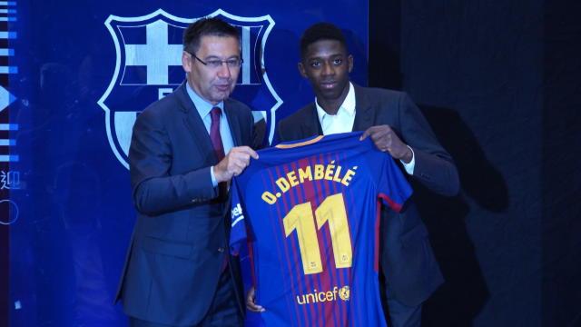 Dembélé : »Je ne suis pas là pour remplacer Neymar »