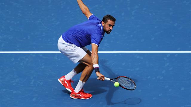 Cilic perd un set mais file au deuxième tour