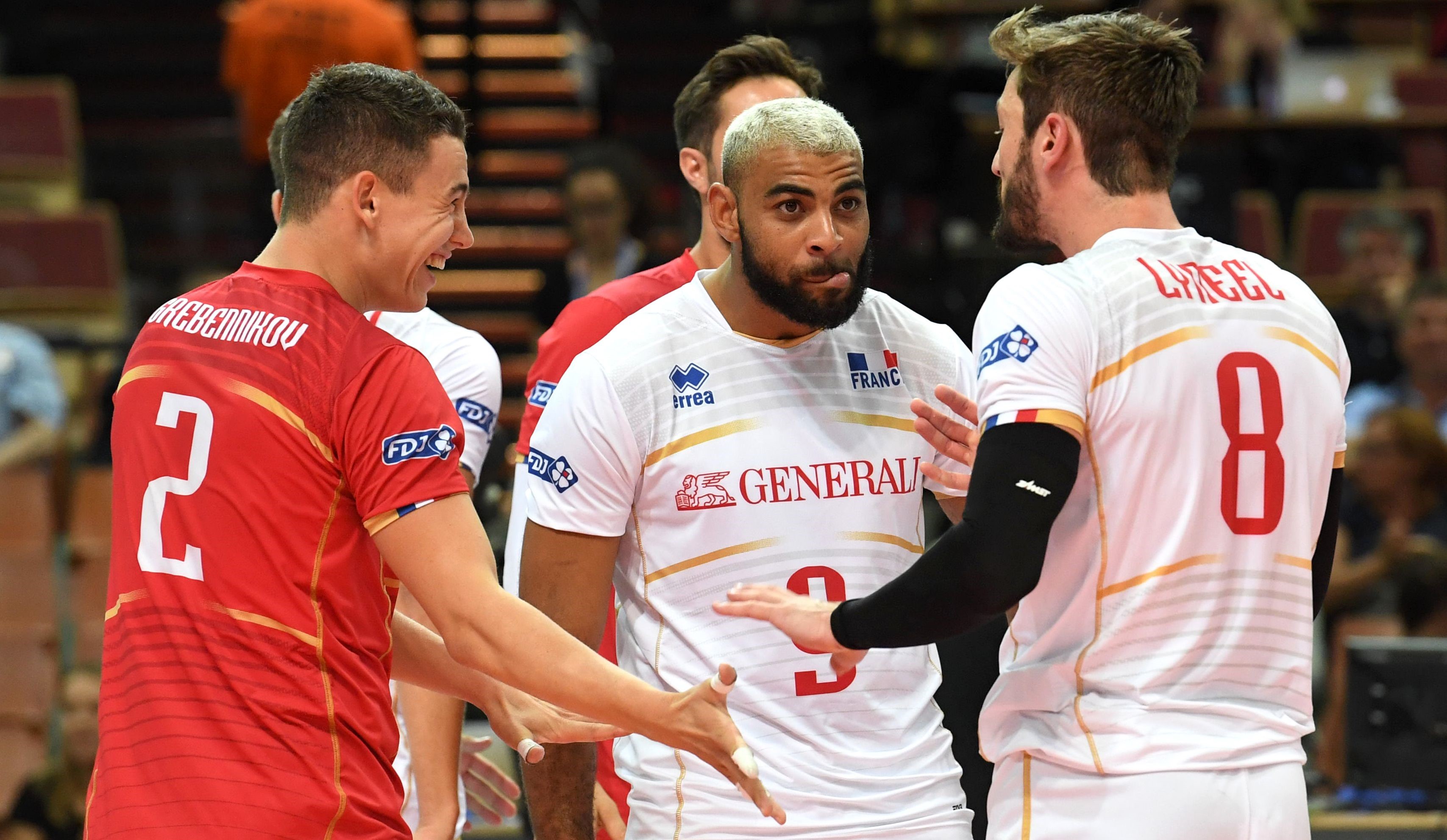 Earvin Ngapeth lors de France - Turquie - Euro 2017