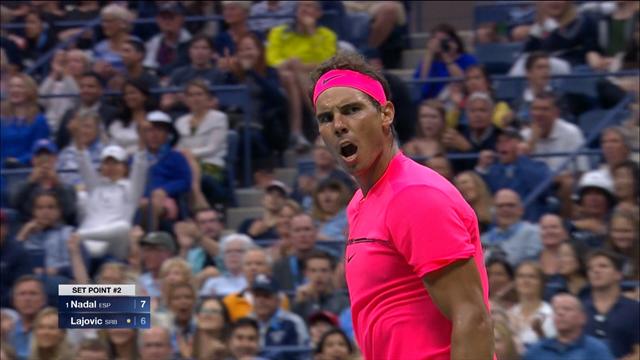 Nadal a galéré mais il est allé chercher le gain du premier set
