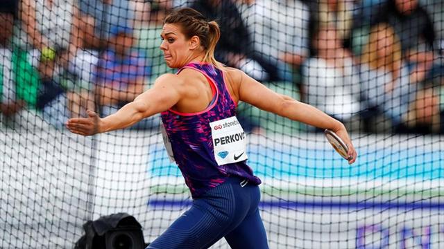 La croata Perkovic vence ante su público con segunda mejor marca mundial del año