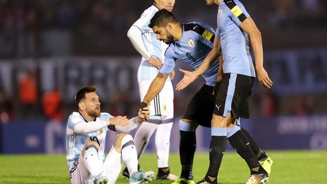Clasificación Rusia 2018, Uruguay-Argentina: La albiceleste sigue jugando con fuego (0-0)