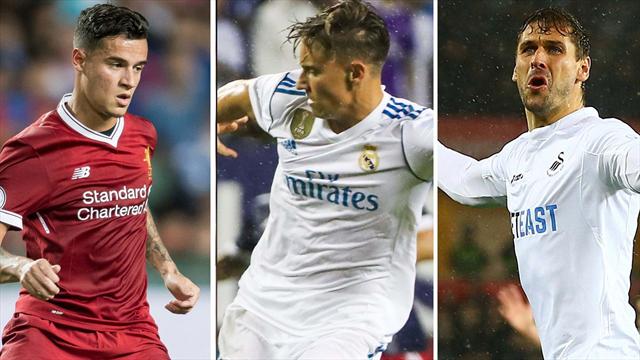 Coutinho, Marcos y Fernando Llorente, los nombres del día Coutinho, Marcos y Fernando Llorente, los nombres del día