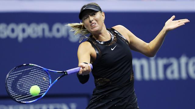 Sharapova battles past Kenin to reach fourth round in NY Sharapova battles past Kenin to reach fourth round in NY