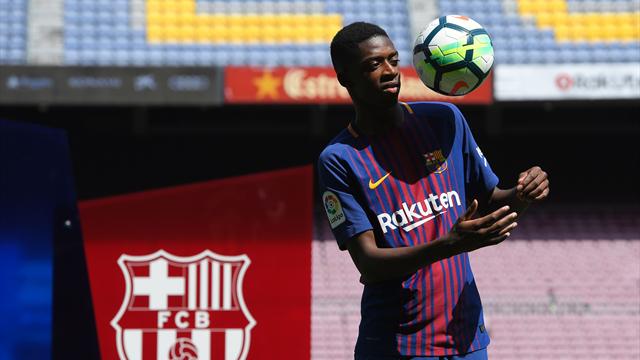 Pour ses débuts avec le Barça, Dembélé est remplaçant