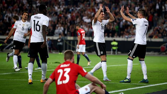 Alemania e Inglaterra ganan y se acercan al Mundial 2018