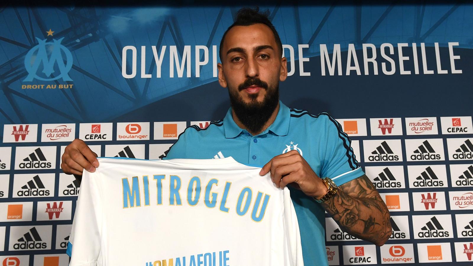 Maillot Extérieur Olympique de Marseille Konstantinos MITROGLOU Maillot Extérieur Olympique de Marseille Konstantinos MITROGLOU