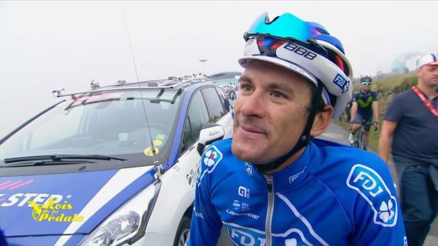 Roux : "J'aurais dû prendre un piolet pour grimper... C'est un peu limite ces pourcentages" Roux : "J'aurais dû prendre un piolet pour grimper... C'est un peu limite ces pourcentages"