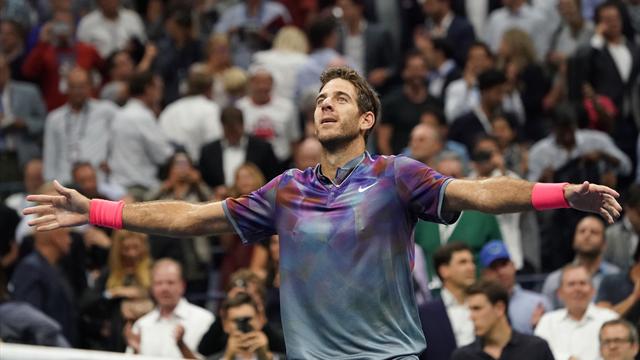 Del Potro n'en finit plus de planer : les temps forts de sa victoire face à Federer Del Potro n'en finit plus de planer : les temps forts de sa victoire face à Federer