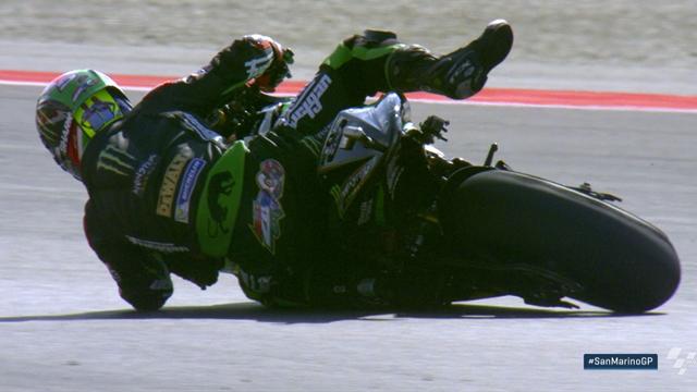 Zarco débute son week-end par... une chute Zarco débute son week-end par... une chute