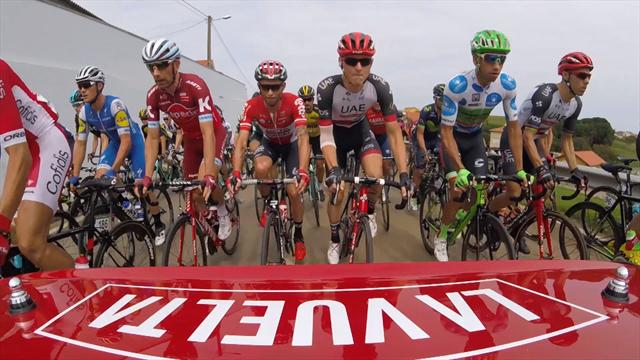 Vuelta Xtra: Dramatic onboard pictures from the Spanish grand tour Vuelta Xtra: Dramatic onboard pictures from the Spanish grand tour