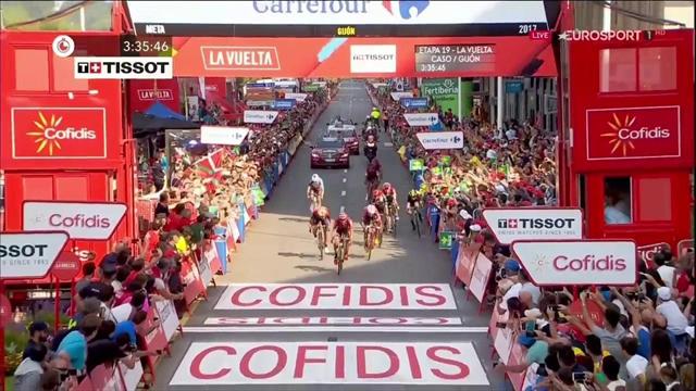 Thomas De Gendt si prende la 19a tappa: guarda la sua splendida volata Thomas De Gendt si prende la 19a tappa: guarda la sua splendida volata