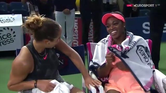 "Das Bild der US Open": Gegnerinnen? Freundinnen! "Das Bild der US Open": Gegnerinnen? Freundinnen!