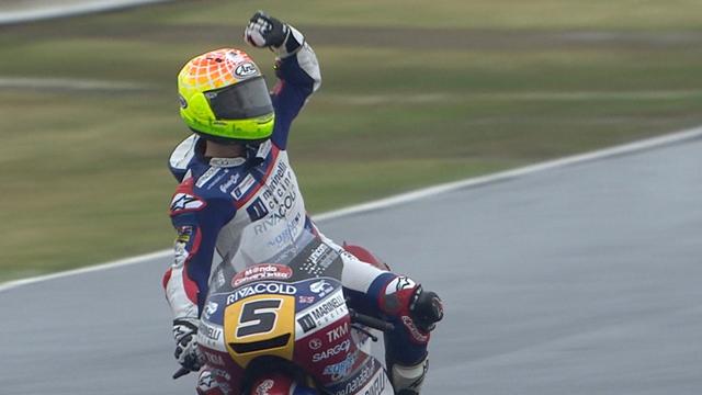 En Moto3, Fenati a signé un grand numéro d'équilibriste En Moto3, Fenati a signé un grand numéro d'équilibriste