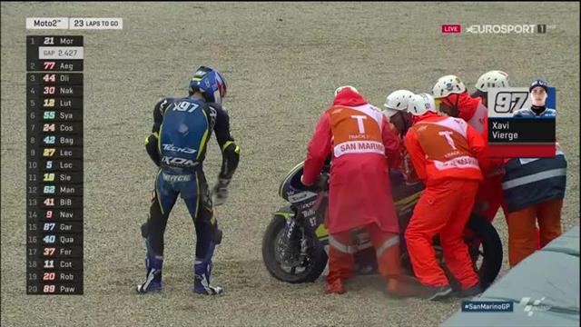 Moto2: WM-Spitzenreiter Morbidelli fliegt raus Moto2: WM-Spitzenreiter Morbidelli fliegt raus