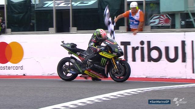 En panne sèche, Zarco a arraché un point... en poussant sa moto jusqu'à la ligne En panne sèche, Zarco a arraché un point... en poussant sa moto jusqu'à la ligne
