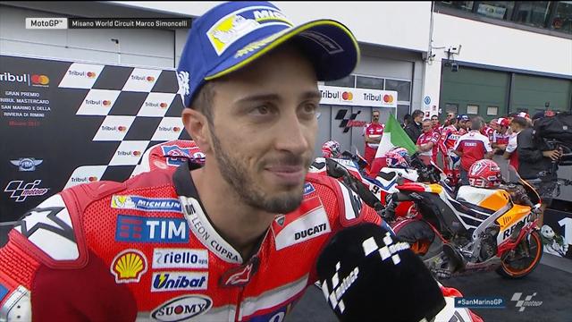 Dovizioso : "Ce n'est pas un jour où il fallait faire une erreur" Dovizioso : "Ce n'est pas un jour où il fallait faire une erreur"