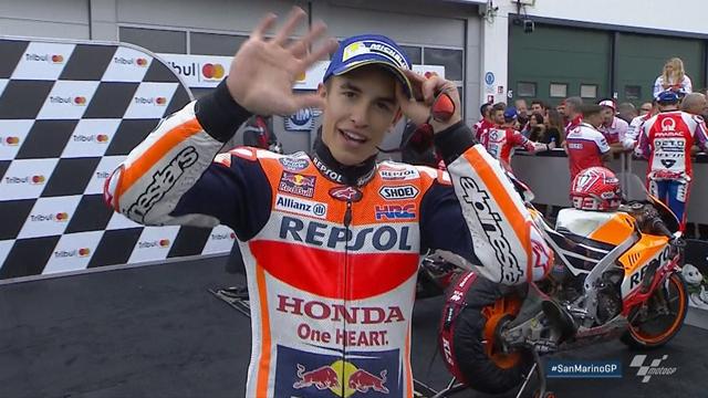 Márquez: "Ich musste mich selbst unter Kontrolle halten" Márquez: "Ich musste mich selbst unter Kontrolle halten"