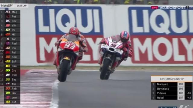Hammer-Finale! Márquez schnappt Petrucci den Sieg weg Hammer-Finale! Márquez schnappt Petrucci den Sieg weg