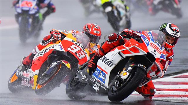 Lorenzo s'est vu trop beau, Marquez a attendu son heure : le résumé de la course en vidéo Lorenzo s'est vu trop beau, Marquez a attendu son heure : le résumé de la course en vidéo
