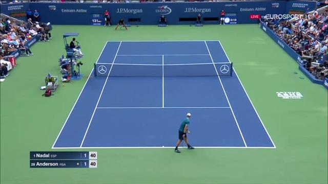 US Open 2017: Increíble dejada larga de Nadal para tomar ventaja US Open 2017: Increíble dejada larga de Nadal para tomar ventaja