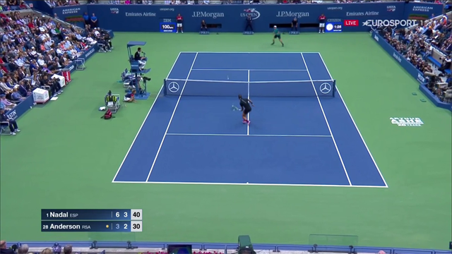 Rafa Nadal è magico e vola dappertutto: il punto più bello del 2° set della finale Rafa Nadal è magico e vola dappertutto: il punto più bello del 2° set della finale