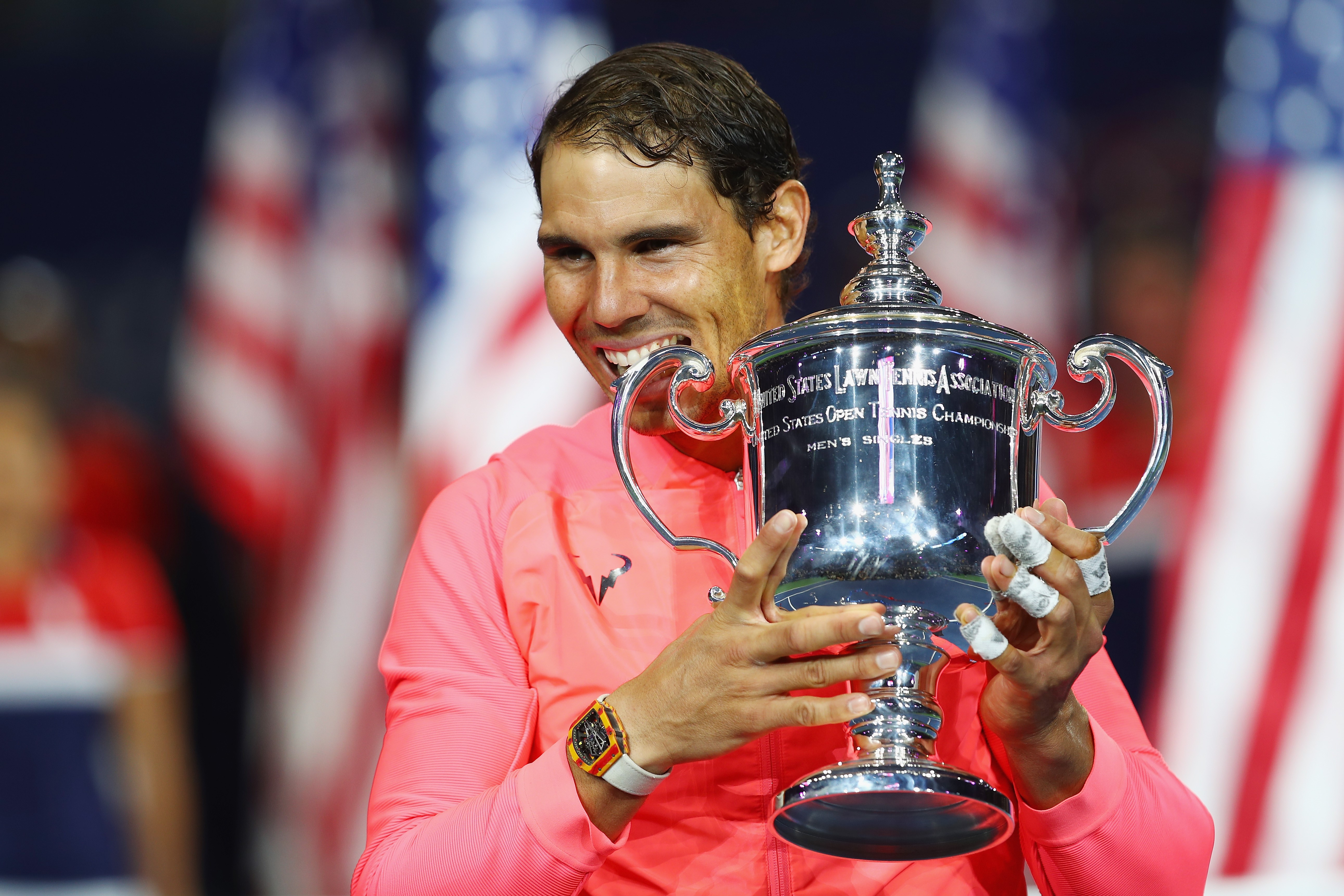 Nadal con el US Open