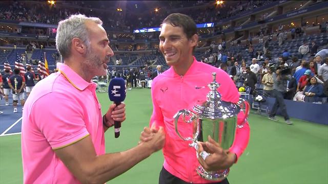 US Open 2017, Rafa Nadal: "En los últimos tres juegos estaba muy nervioso" US Open 2017, Rafa Nadal: "En los últimos tres juegos estaba muy nervioso"