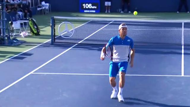 US Open: Albots Feuerwerk! Diese Punkte rissen uns von den Sitzen US Open: Albots Feuerwerk! Diese Punkte rissen uns von den Sitzen