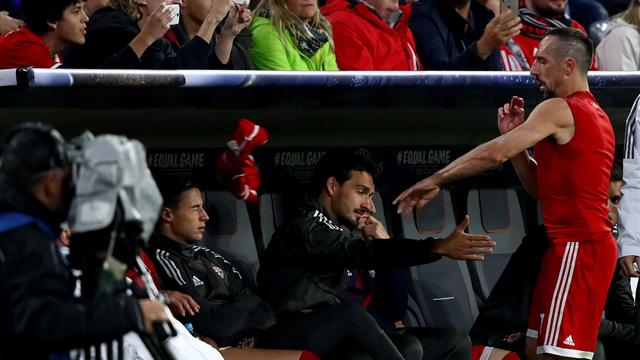 Énervé d'être remplacé, Ribéry jette son maillot