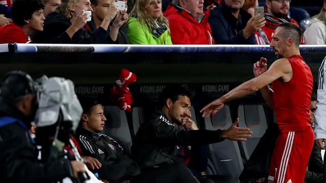 Ribéry : "Le jet de mon maillot mouillé n'a rien à voir avec un manque de respect"