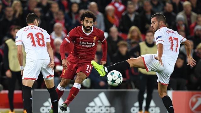 Liverpool, Salah non basta: 2-2 col Siviglia; impresa del Besiktas a Oporto