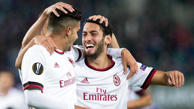 UEL round-up: Silva treble helps Milan rout Vienna