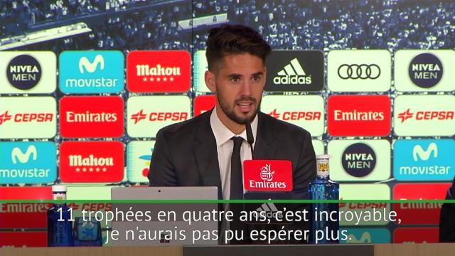 Isco : "Zidane a été très important pour moi" Isco : "Zidane a été très important pour moi"