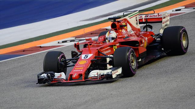 Vettel überzeugt im letzten Singapur-Training