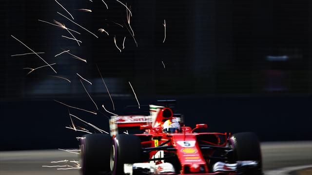 Vettel überzeugt im Singapur-Training