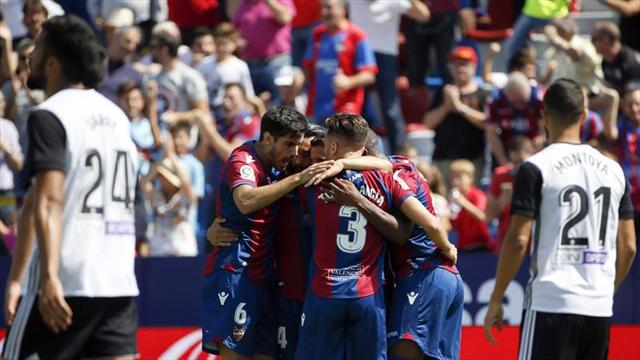 1-1. Valencia y Levante firman tablas en un duelo parejo e intenso