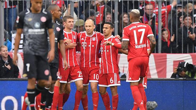 Tor-Show zum Wiesn-Auftakt: FC Bayern schenkt Mainz ordentlich ein