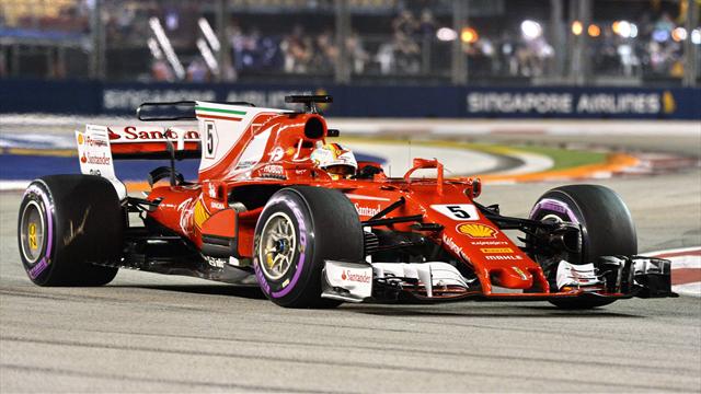 Vettel rast zur Pole in Singapur