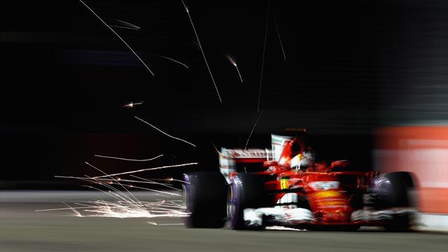 Vettel claims blistering pole as Hamilton labours in P5