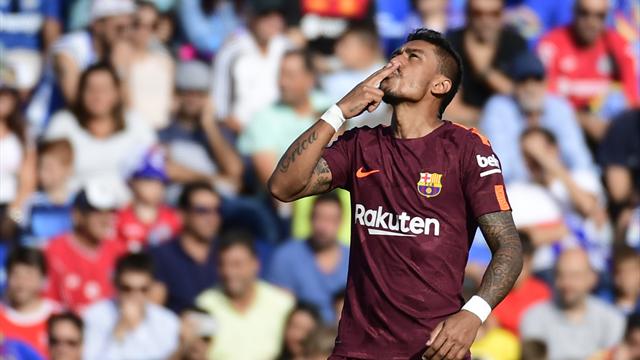 LaLiga, Getafe-Barcelona: El fichaje es Paulinho (1-2)