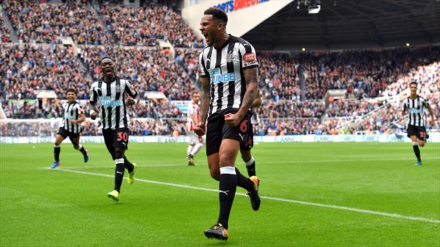 Lascelles bags winner for second time in a week as Newcastle defeat Stoke