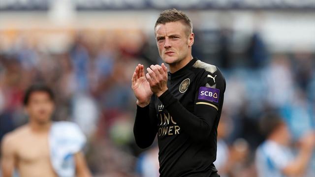 Leicester's Vardy earns draw at Huddersfield
