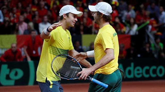 Australia go 2-1 up in Davis Cup semi-final