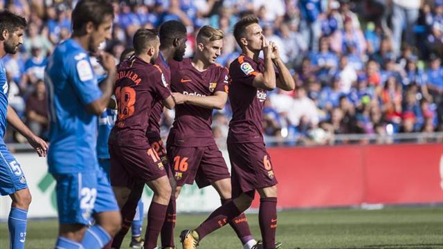 1-2. Denis Suárez desatasca al Barcelona