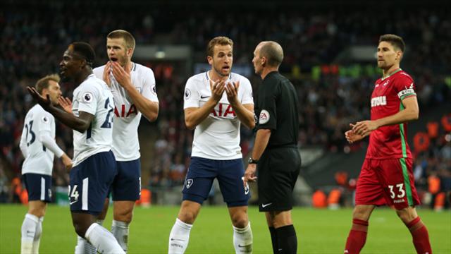 Tottenham held to frustrating draw by Swansea as Wembley woes return
