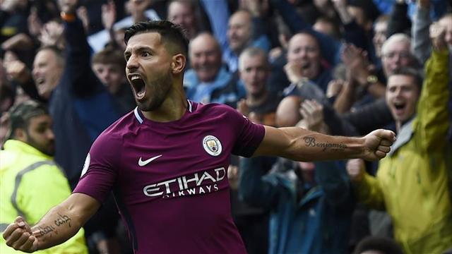 Agüero relanza al City y Liverpool y Tottenham acusan la resaca continental