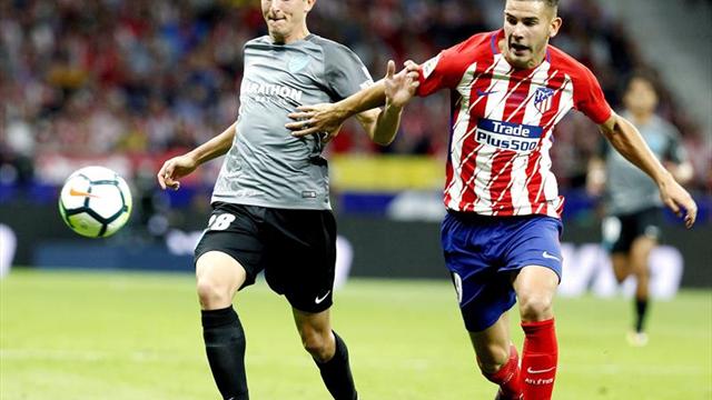 Atlético y Málaga empatan 0-0 al descanso en el estreno del Metropolitano
