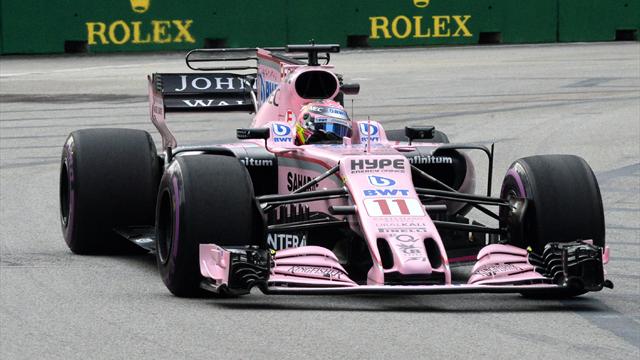 Sergio Pérez auch 2018 bei Force India